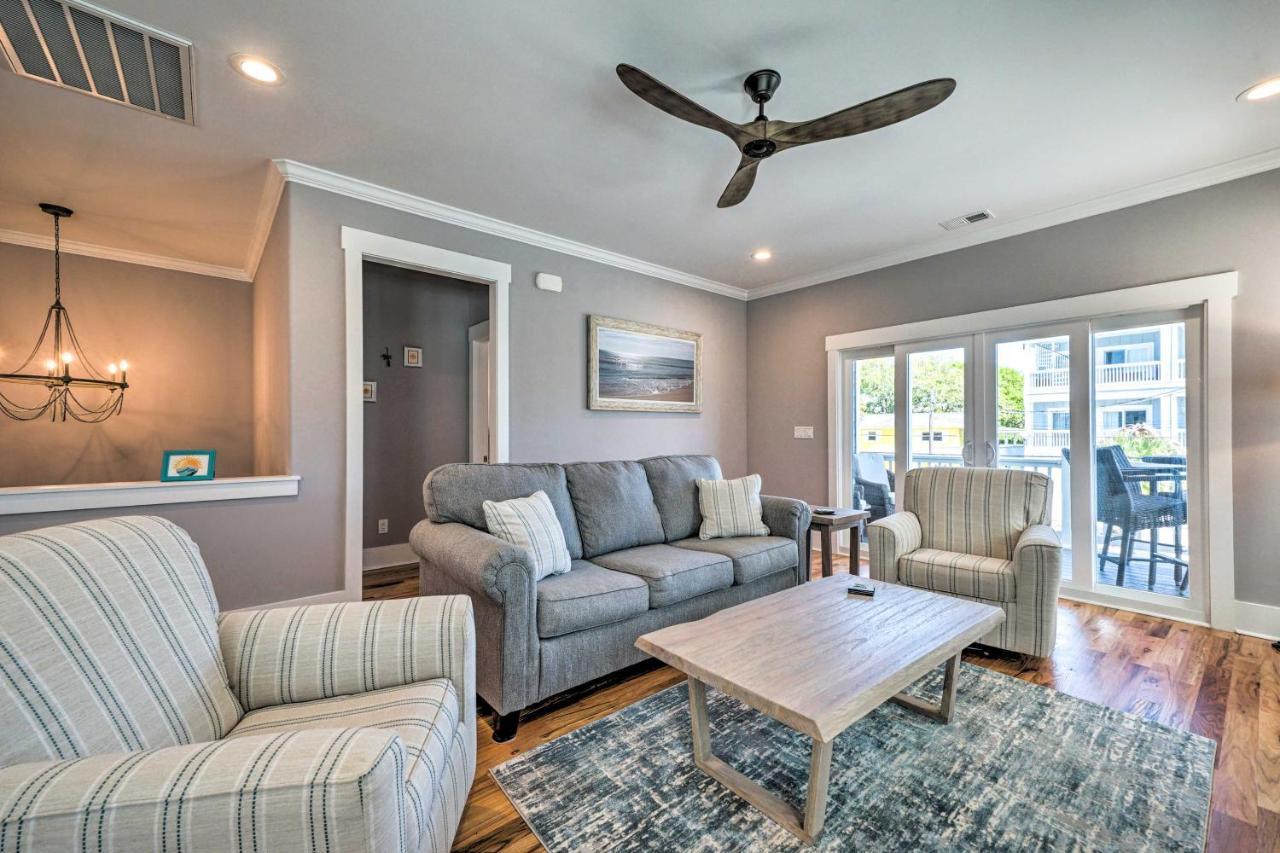 Bright Coastal Abode With Porch And Beach Access! Carolina Beach Kültér fotó
