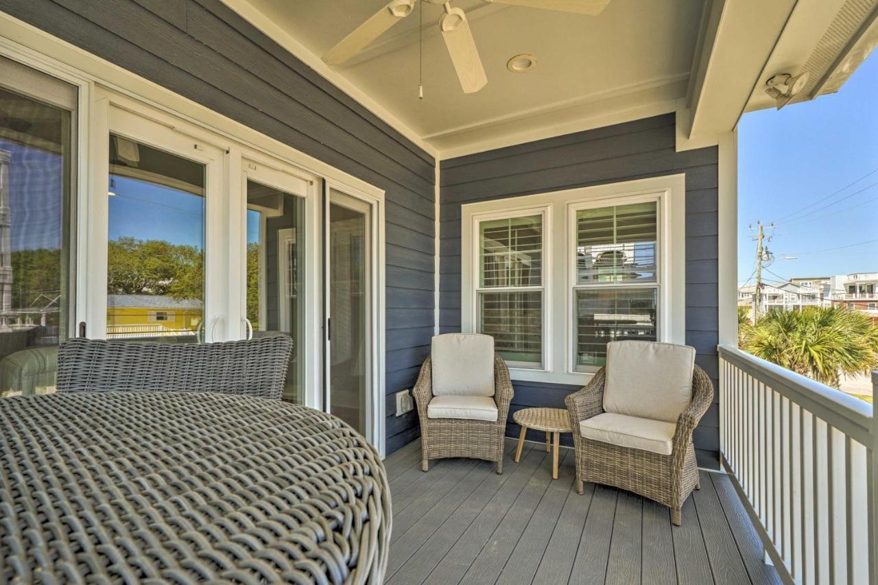 Bright Coastal Abode With Porch And Beach Access! Carolina Beach Kültér fotó