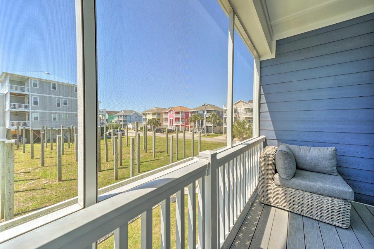 Bright Coastal Abode With Porch And Beach Access! Carolina Beach Kültér fotó