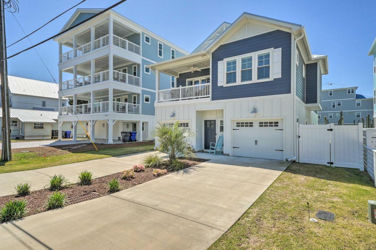 Bright Coastal Abode With Porch And Beach Access! Carolina Beach Kültér fotó