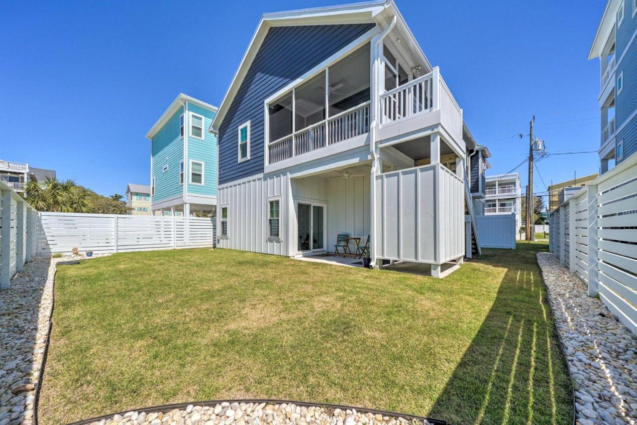 Bright Coastal Abode With Porch And Beach Access! Carolina Beach Kültér fotó